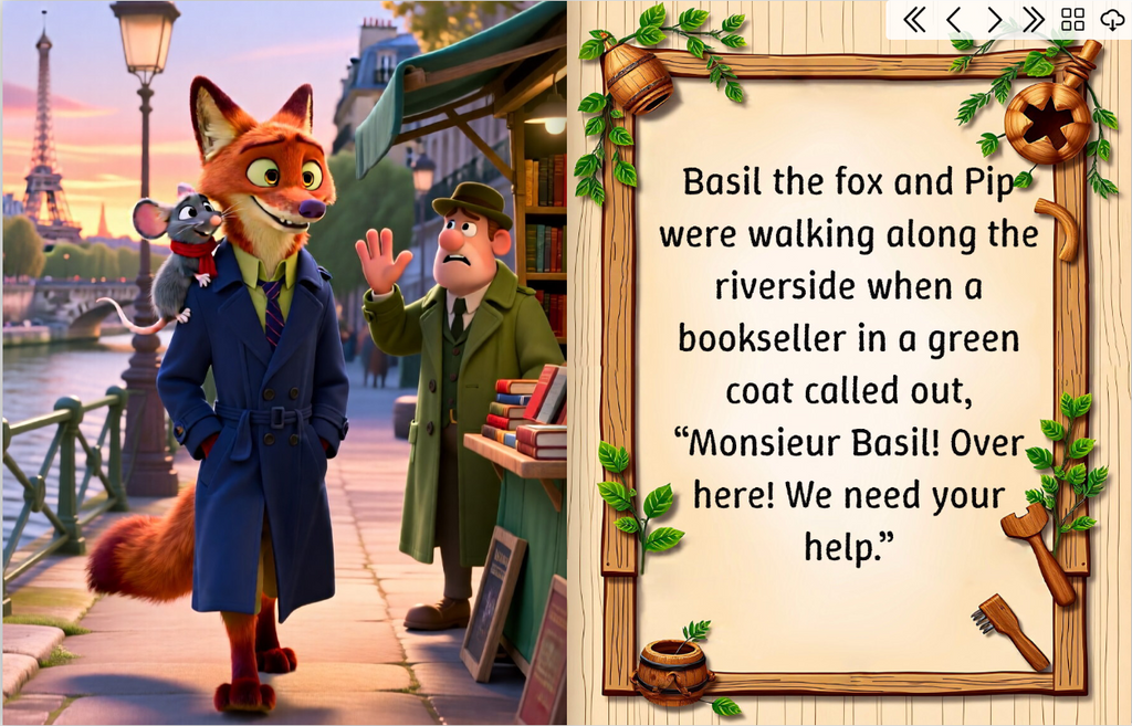 Basil the FoxBasil the Fox and the Seine River ClueBasil the Fox