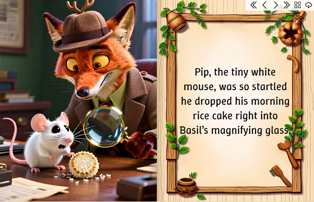 Basil the FoxThe Mystery of the Missing BlossomAncient Golden Sakura Blossom