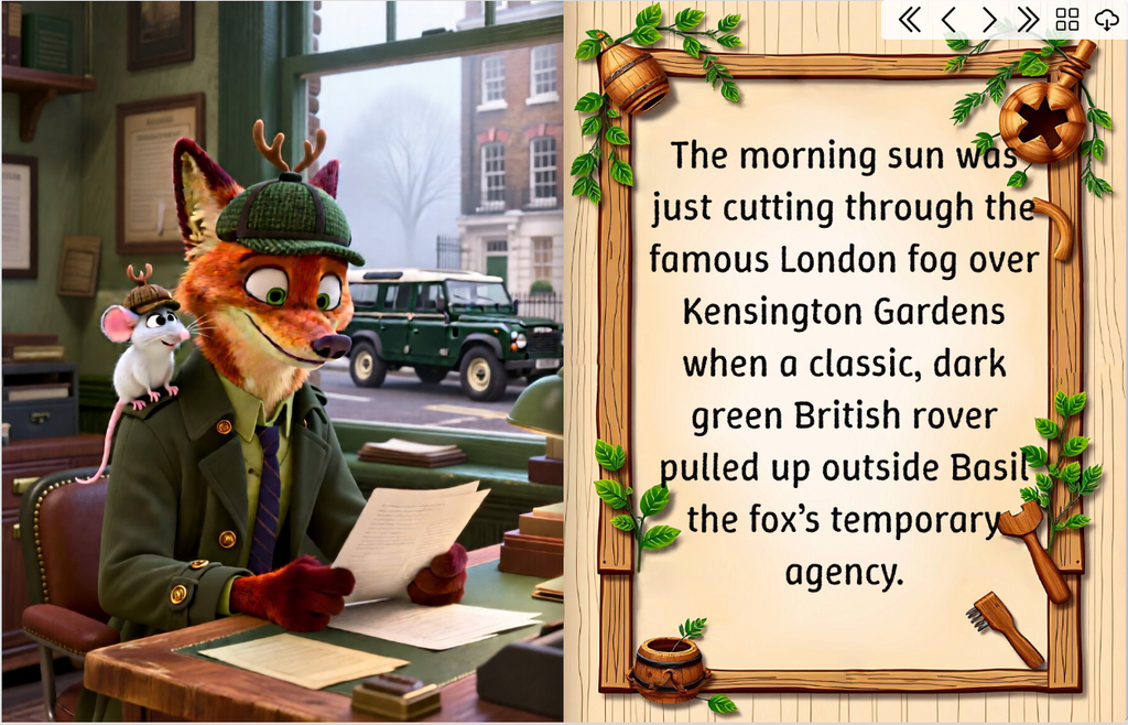 Basil the FoxThe Mystery of the Missing BuzzRoyal Golden Queen Bee