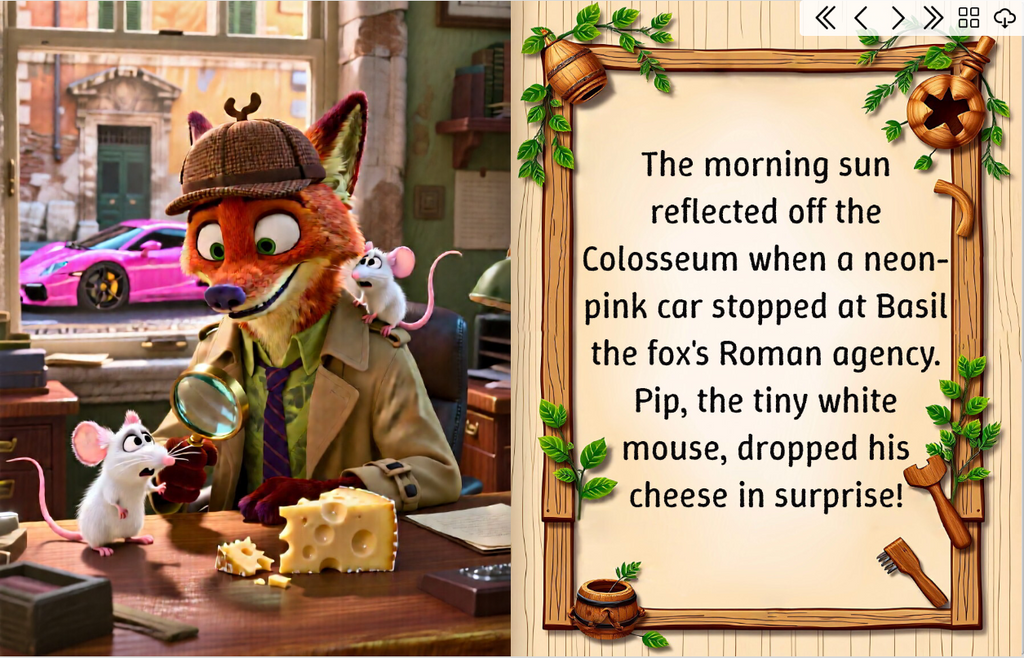 Basil the FoxThe Mystery of the Missing SunglassesMedusa Diamond Sunglasses