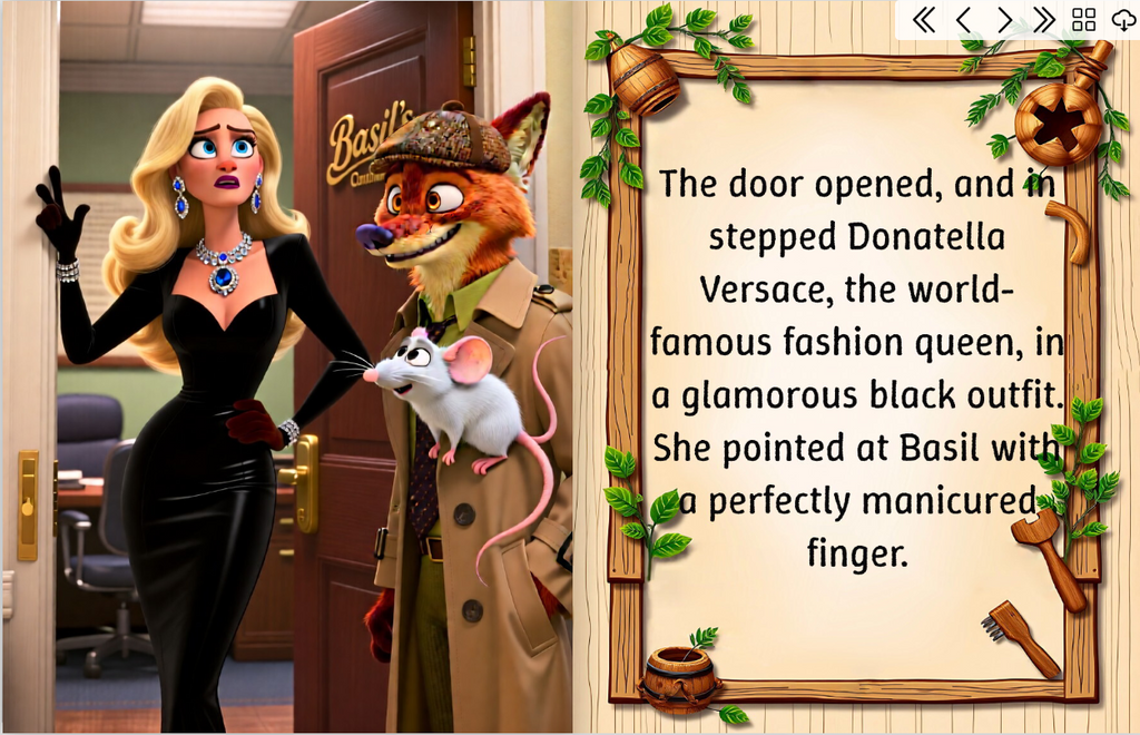 Basil the FoxThe Mystery of the Missing SunglassesMedusa Diamond Sunglasses