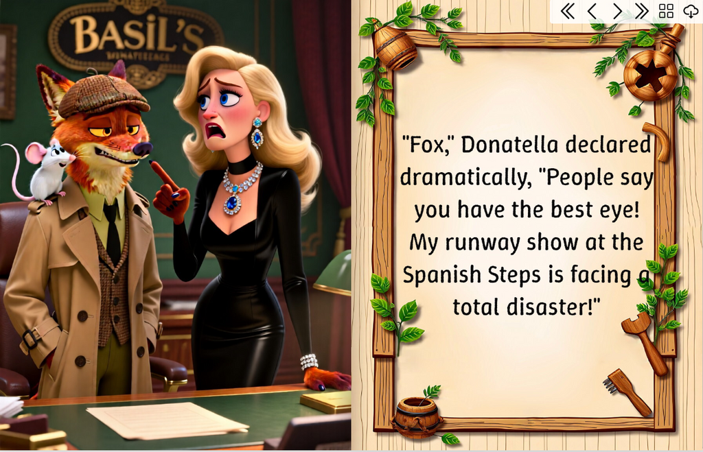 Basil the FoxThe Mystery of the Missing SunglassesMedusa Diamond Sunglasses