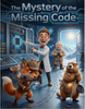 Detective Basil the Fox and assistant Pip investigating the Mystery of the Missing Code in snowy Swiss Alps.