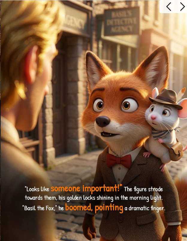 Detective fox and mouse solve the mystery of the golden hairspray in New York skyscraper