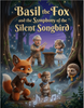 Illustration of the Silent Songbird mystery with forest animals and detective fox solving the missing violin case