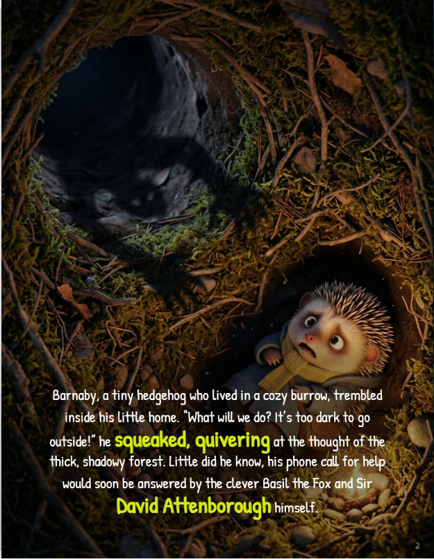 Illustration of forest mystery with glowing lantern and woodland creatures for Mystery of the Map narrative