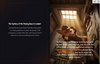 Illustration of Sir David Attenborough and detective Basil the Fox investigating the missing Royal Golden Queen Bee in London gardens