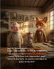 Illustration of detective Basil the Fox and Pip the mouse investigating the missing Royal Golden Queen Bee in London's Kensington Gardens