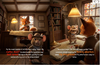 Basil the Fox detective agency with faded mysterious map and animal characters