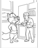 Free Basil the Fox interactive coloring book PDF featuring adventure in Egypt with detective Basil and friend Pip